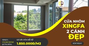 3 Mẫu Cửa Nhôm Xingfa 2 Cánh Đẹp, Sang Trọng 13 cua nhom xingfa 2 canh dep